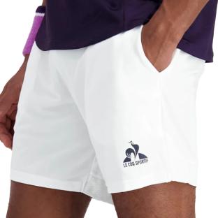 Short de Sport Blanc Homme Le Coq Sportif Tennis vue 0