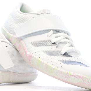 Chaussures d'athlétisme Blanches Mixte Adidas Adizero Throws vue 0
