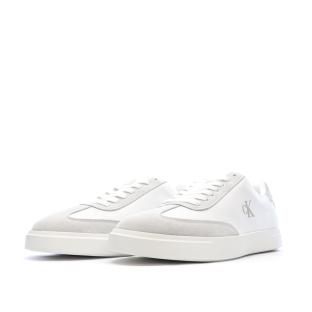 Baskets Blanches/Taupes Homme Calvin Klein Jeans Low Prof vue 0