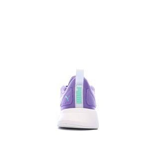 Baskets Violette/Blanche Fille Puma Flyer Runner Jr vue 3