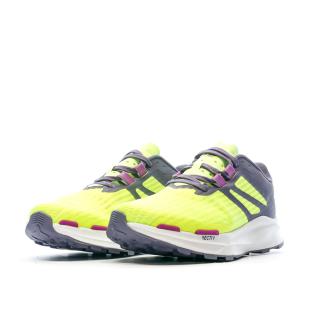 Chaussure De Trail Jaune Fluo/Violet Femme The North Face  Eminus vue 6