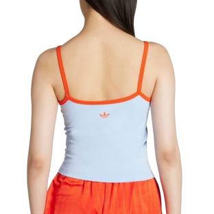 Adidas Women’s Blue/Orange Tank Top Photo of the Espace des Marques %store% store - view of %key%
