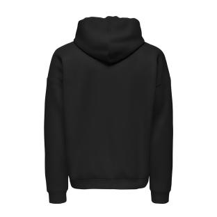 Sweat Zippé Noir Homme Only & Sons Chase vue 2