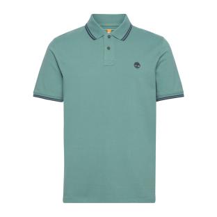 Polo Vert Foncé Homme Timberland Oxford pas cher