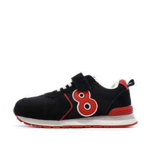 Baskets Noir/Rouge Garçon MOD8 Snooklace vue 0