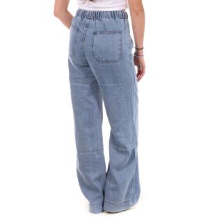 Jean Loose Bleu Femme Monday Premium LTB vue 2