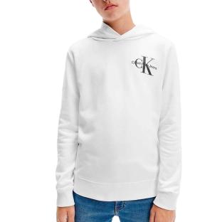 Sweat Blanc Garçon Calvin Klein Jeans Small pas cher
