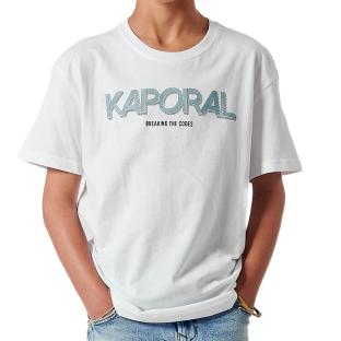 T-shirt Blanc Garçon Kaporal OWANE24B11-NAV pas cher