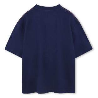 Camiseta azul para niño Timberland T604331 ver 0