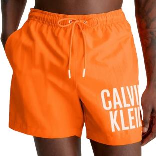 Short de bain Orange Homme Calvin Klein KM0KM00794 pas cher