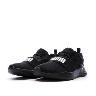 Baskets Noires Garçon Puma Wired01 vue 6