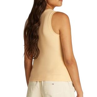 Débardeur Jaune Femme Tommy Hilfiger Essential BDS vue 2