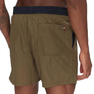 Short de Bain Kaki Homme Tommy Hilfiger Drawstring vue 2
