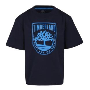 Camiseta azul marino para niño de Timberland T60291 ver 0