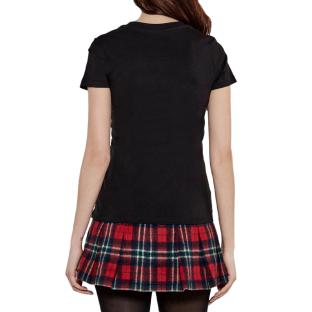 T-shirt Noir Femme Calvin Klein Jeans Gradient vue 2