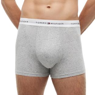x3 Boxers Noir/Blanc/Gris Homme Tommy Hilfiger Trunk1 vue 0