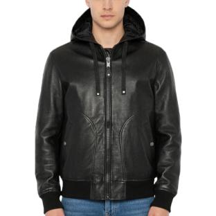 Blousons Noir Homme Schott Cuir LCHOOD vue 0