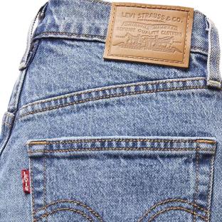 Jean Bleu Femme Levi's Ribcage Bells Med vue 3