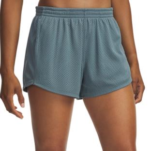 Short Bleu Femme Under Armour Tech Play vue 0
