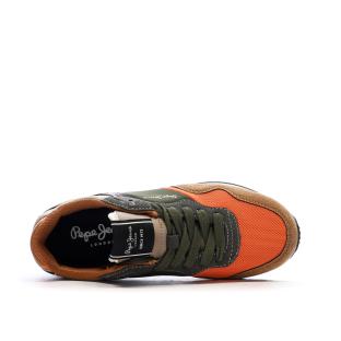 Baskets Oranges/Kaki Garçon Pepe Jeans London vue 4