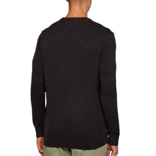 Pull Noir Homme Tommy Hilfiger Slim vue 2
