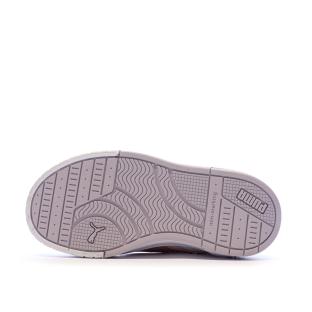 Basket Blanches/Mauves Fille Puma Carina Mia vue 5