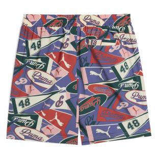Pantalón corto azul/rojo para hombre Puma Sports Legacy ver 0