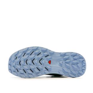 Chaussures de trail Gris/Bleu Femme Salomon Ultra Glide 2 vue 5