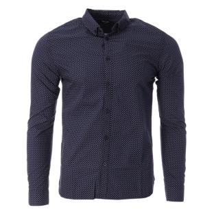 Chemises Marine/Blanc à Motifs Homme Teddy Smith Carton Ml pas cher