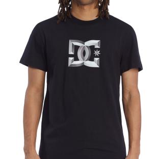 Camiseta negra para hombre DC Shoes Star Bevelled ver 0