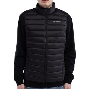 Doudoune Sans Manches Noire Homme Teddy Smith Terry pas cher