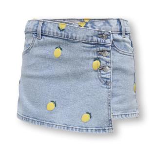 Jupe Short Bleu Fille Kids ONLY Blair vue 0