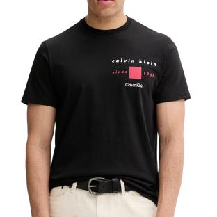 T-Shirt Noir Homme Calvin Klein Jeans Ckny vue 0