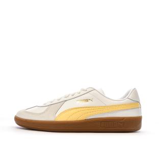 Baskets Blanches/Jaunes Homme Puma Army Trainer pas cher