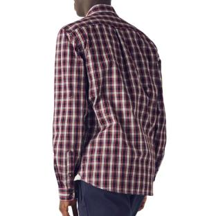 Chemise Noire/Rouge Homme Lacoste CH3983 vue 2