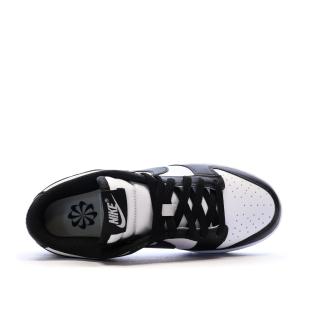 Dunk Low Baskets Blanches/Noires Femme Nike vue 4