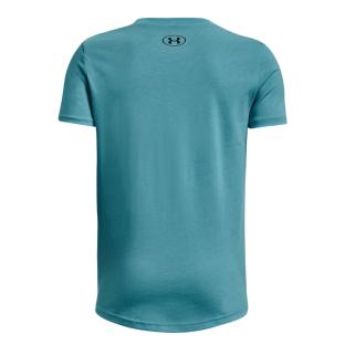 T-shirt Bleu Garçon Under Armour Chest vue 2