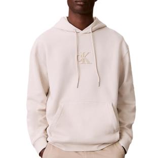 Sweat à Capuche Écru Homme Calvin Klein Jeans 350 vue 0