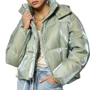 Doudoune Vert Irisé Femme Kaporal SAKI pas cher