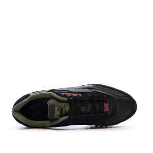 Baskets Vertes/Bordeaux Homme Puma Blktop vue 0