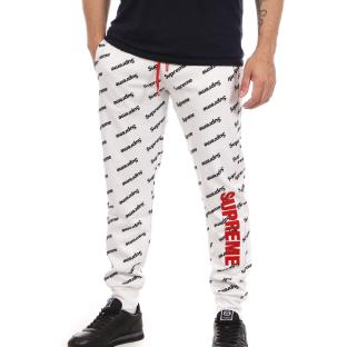 Pantalon de survêtement Blanc Homme Supreme Grip Rewind pas cher