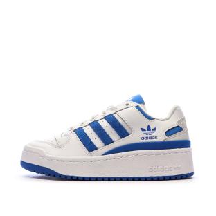 Baskets Blanc/Bleu Femme Adidas Forum Bold Stripes pas cher