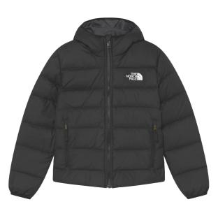 Doudoune Noir Enfant The North Face Reversible North Down pas cher