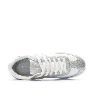 Baskets Blanches/Silver Femme Teddy Smith Plata vue 0