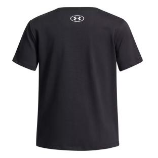T-Shirt Noir Fille Under Armour Big Logo vue 0