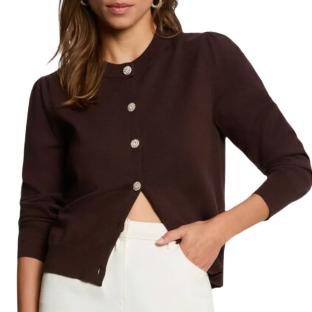 Gilet Marron Femme Morgan MKNOT vue 0