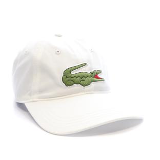 Casquette Blanche Mixte Lacoste Twill Big Croch vue 2