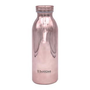 Bouteille Isotherme Rose Gold U.Bottles City 450ml pas cher