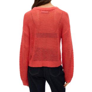 Pull Rose Femme Vero Moda Madera vue 2