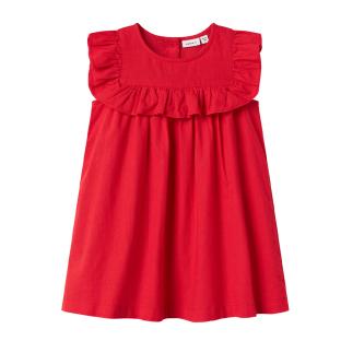 Robe Rouge Fille Name it Alinnen pas cher